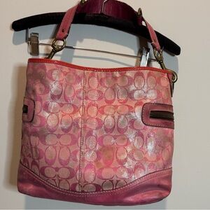 Coach Hot Pink Shoulder Bag
